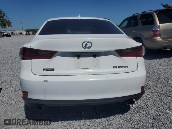 2016 Lexus IS 200t with VIN JTHBA1D24G5004104, listed as a Copart auction lot 48652105 with 112,466 mi miles and Salvage Title. Bid and sale history available at DreamBid. Image 6.