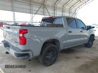 2024 Chevrolet Silverado 1500 Custom with VIN 1GCPABEK0RZ328996, listed as a IAAI auction lot 41918462 with 14,689 mi miles and . Bid and sale history available at DreamBid. Image 4.