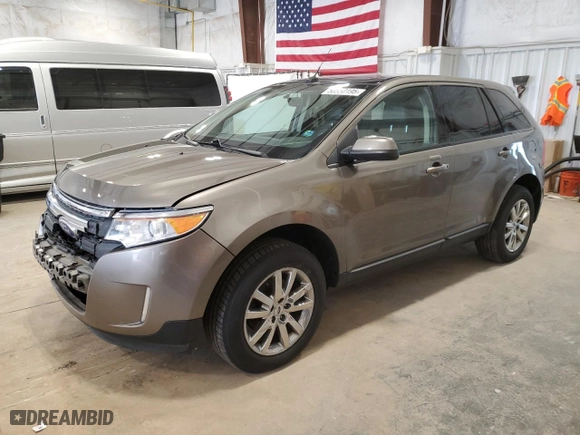 2014 Ford Edge SEL with VIN 2FMDK4JCXEBB23785, listed as a Copart auction lot 50550195 with 127,489 mi miles and Salvage Title. Bid and sale history available at carsss.com. Image 1.
