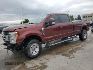 2017 Ford F-350 Platinum with VIN 1FT8W3BT7HEE46834, listed as a Copart auction lot 59903785 with 90,227 mi miles and Salvage title. Bid and sale history available at DreamBid. Image 1.
