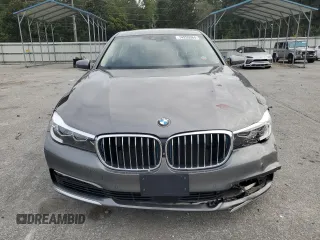 2018 BMW 7 Series 740e xDrive iPerformance with VIN WBA7J2C51JG938383, listed as a Copart auction lot 74255964 with 0 mi miles and Salvage Title. Bid and sale history available at carsss.com. Image 5.