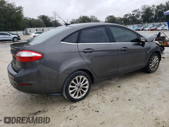 2017 Ford Fiesta Titanium with VIN 3FADP4CJ4HM123260, listed as a Copart auction lot 46355095 with 69,398 mi miles and Salvage Title. Bid and sale history available at carsss.com. Image 3.