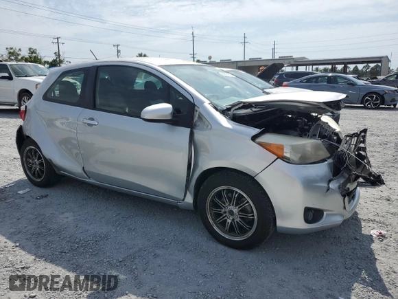 2012 Toyota Yaris L with VIN JTDJTUD39CD508388, listed as a Copart auction lot 53897885 with 118,256 mi miles and Salvage Title. Bid and sale history available at carsss.com. Image 4.