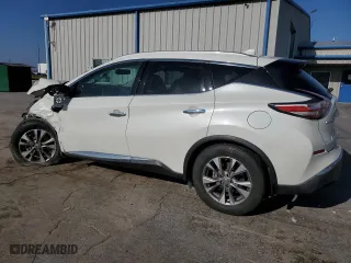 2017 Nissan Murano SL with VIN 5N1AZ2MH6HN203037, listed as a Copart auction lot 85762134 with 82,946 mi miles and Salvage Title. Bid and sale history available at carsss.com. Image 2.