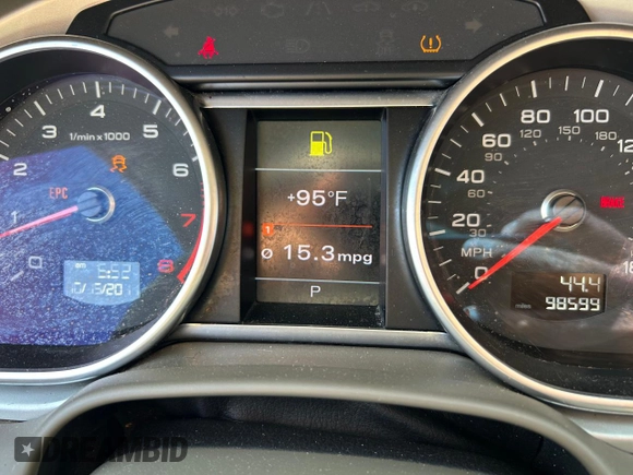 2012 Audi Q7 S line with VIN WA1DGAFE6CD008357, listed as a Copart auction lot 60036955 with 98,599 mi miles and Clean title. Bid and sale history available at DreamBid. Image 8.