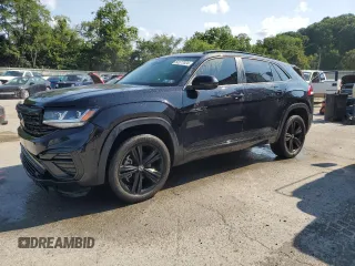 2023 Volkswagen Atlas 2.0T SEL R-Line Black z VIN 1V2SC2CA4PC204257, wystawiony jako Copart lot #64177024 z przebiegiem 31 468 mil mil oraz Szkoda całkowita • Salvage title. Historia ofert i sprzedaży dostępna na DreamBid. Obrazek 1.