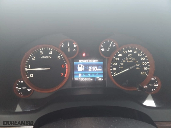2015 Toyota Tundra 4WD Truck LTD with VIN 5TFHW5F12FX452093, listed as a Copart auction lot 44060665 with 105,803 mi miles and Salvage Title. Bid and sale history available at carsss.com. Image 8.