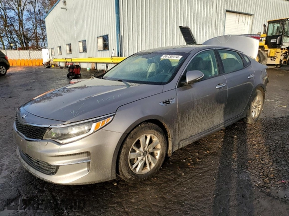2018 Kia Optima LX with VIN 5XXGT4L39JG210194, listed as a Copart auction lot 86738414 with 54,713 mi miles and Salvage Title. Bid and sale history available at carsss.com. Image 1.