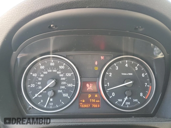 2011 BMW 3 Series 328i with VIN WBAKE3C52BE768746, listed as a Copart auction lot 49080925 with 132,457 mi miles and Salvage Title. Bid and sale history available at carsss.com. Image 9.
