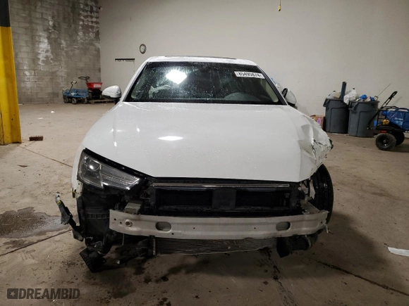 2018 Audi A4 Premium with VIN WAUKMAF44JA143958, listed as a Copart auction lot 85495074 with 0 mi miles and Salvage Title. Bid and sale history available at carsss.com. Image 5.
