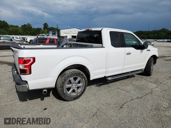 2018 Ford F-150 XL z VIN 1FTEX1CB1JKE34115, wystawiony jako Copart lot #59614915 z przebiegiem 58 265 mil mil oraz Szkoda całkowita • Salvage title. Historia ofert i sprzedaży dostępna na DreamBid. Obrazek 3.