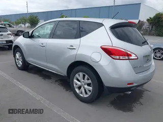 2012 Nissan Murano SL with VIN JN8AZ1MUXCW107804, listed as a IAAI auction lot 42136951 with Not Provided miles and . Bid and sale history available at carsss.com. Image 3.