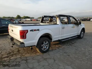 2015 Ford F-150 XLT w/HD Payload Pkg with VIN 1FTFW1EGXFKE33097, listed as a Copart auction lot 71844194 with 0 mi miles and Salvage Title. Bid and sale history available at carsss.com. Image 3.