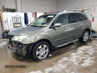 2007 Acura MDX Tech Pkg with VIN 2HNYD28307H503027, listed as a Copart auction lot 45360325 with 204,528 mi miles and Salvage Title. Bid and sale history available at carsss.com. Image 1.