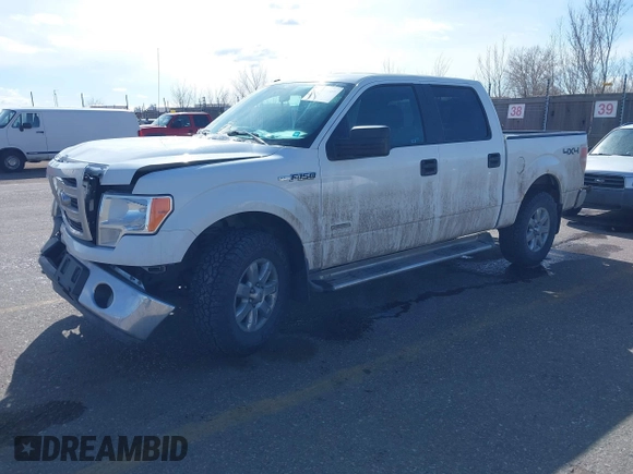 2013 Ford F-150 XL with VIN 1FTFW1ET3DKD37001, listed as a IAAI auction lot 41721169 with 137,271 mi miles. Bid and sale history available at carsss.com. Image 2.