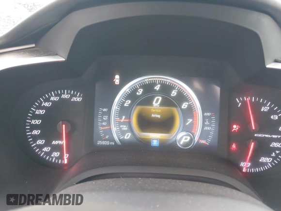 2016 Chevrolet Corvette Z51 3LT z VIN 1G1YM2D74G5116883, wystawiony jako IAAI lot #42160585 z przebiegiem 25 939 mil mil oraz . Historia ofert i sprzedaży dostępna na DreamBid. Obrazek 7.
