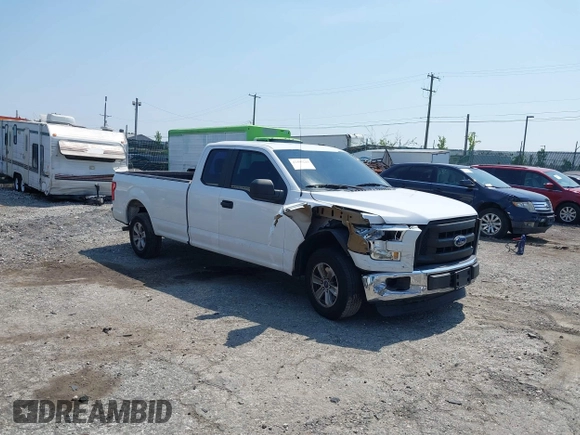 2016 Ford F-150 XL with VIN 1FTEX1CF6GKF91909, listed as a IAAI auction lot 42495243 with 219,952 mi miles and . Bid and sale history available at DreamBid. Image 1.