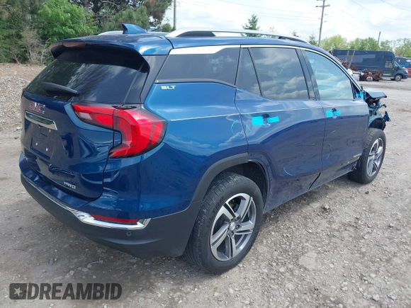 2020 GMC Terrain SLT z VIN 3GKALVEV5LL135015, wystawiony jako IAAI lot #42183360 z przebiegiem 95 549 mil mil oraz . Historia ofert i sprzedaży dostępna na DreamBid. Obrazek 4.