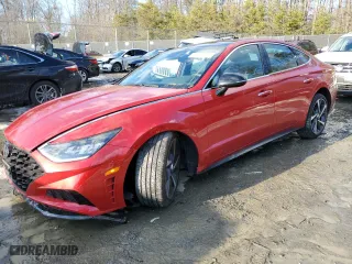 2022 Hyundai Sonata SEL Plus with VIN 5NPEJ4J20NH150422, listed as a Copart auction lot 87952025 with 57,602 mi miles and Salvage Title. Bid and sale history available at carsss.com. Image 1.