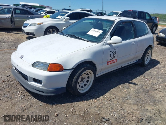 1994 Honda Civic CX with VIN 2HGEH2354RH511254, listed as a IAAI auction lot 41996199 with 155,547 mi miles and . Bid and sale history available at DreamBid. Image 2.