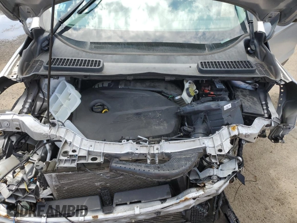 2014 Ford Escape Titanium with VIN 1FMCU9JXXEUD12887, listed as a Copart auction lot 53915035 with 95,679 mi miles and Salvage Title. Bid and sale history available at carsss.com. Image 12.