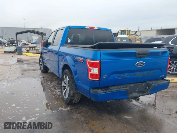 2019 Ford F-150 XL with VIN 1FTEW1CP4KKD88411, listed as a IAAI auction lot 41901481 with 95,247 mi miles and . Bid and sale history available at carsss.com. Image 3.