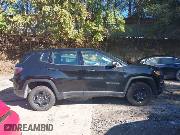 2021 Jeep Compass Sport with VIN 3C4NJDAB9MT591500, listed as a IAAI auction lot 40517034 with 58,230 mi miles and . Bid and sale history available at DreamBid. Image 14.