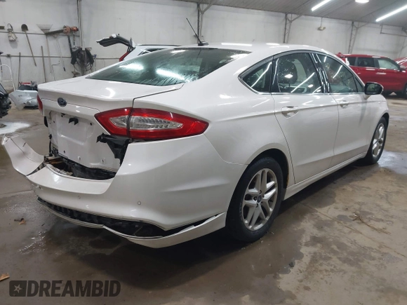 2014 Ford Fusion SE with VIN 1FA6P0H73E5351587, listed as a IAAI auction lot 42140071 with 108,524 mi miles and . Bid and sale history available at DreamBid. Image 4.
