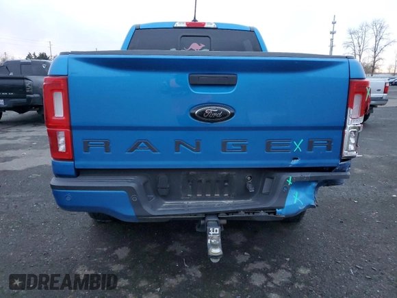 2022 Ford Ranger XL with VIN 1FTER4FH2NLD29319, listed as a Copart auction lot 87080454 with 23,868 mi miles and Salvage Title. Bid and sale history available at carsss.com. Image 6.