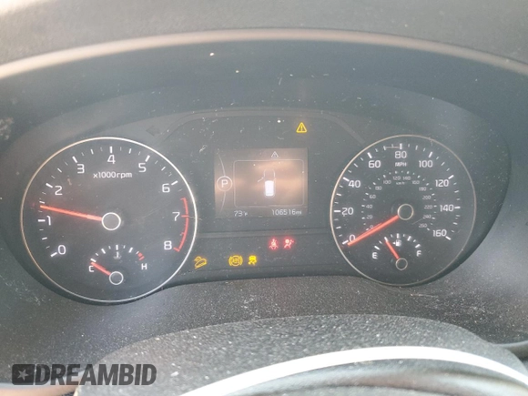 2017 Kia Sportage EX with VIN KNDPNCAC9H7054281, listed as a Copart auction lot 60571945 with 106,516 mi miles and Salvage title. Bid and sale history available at DreamBid. Image 9.