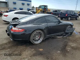 2007 Porsche 911 Carrera S with VIN WP0AB29947S731010, listed as a Copart auction lot 66933424 with 25,651 mi miles and Salvage Title. Bid and sale history available at carsss.com. Image 3.