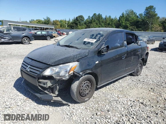 2021 Mitsubishi Mirage ES с VIN ML32FUFJ7MHF06386, выставлен на аукционе Copart как лот 73991404 с пробегом 97 988 миль миль и Списание • Salvage title. История ставок и продаж доступна на DreamBid. Изображение 1.