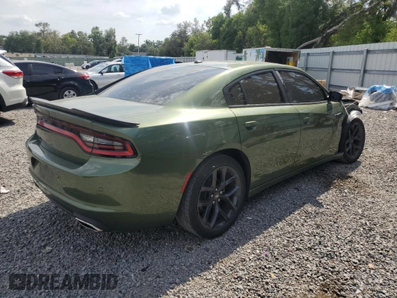 2022 Dodge Charger SXT with VIN 2C3CDXBG7NH138565, listed as a Copart auction lot 52154525 with 53,724 mi miles and Salvage Title. Bid and sale history available at DreamBid. Image 3.