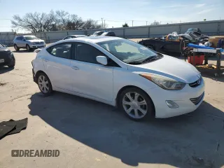 2013 Hyundai Elantra Limited z VIN 5NPDH4AEXDH343225, wystawiony jako Copart lot #88441585 z przebiegiem 162 095 mil mil oraz Nie do naprawy • Non repairable. Historia ofert i sprzedaży dostępna na DreamBid. Obrazek 4.