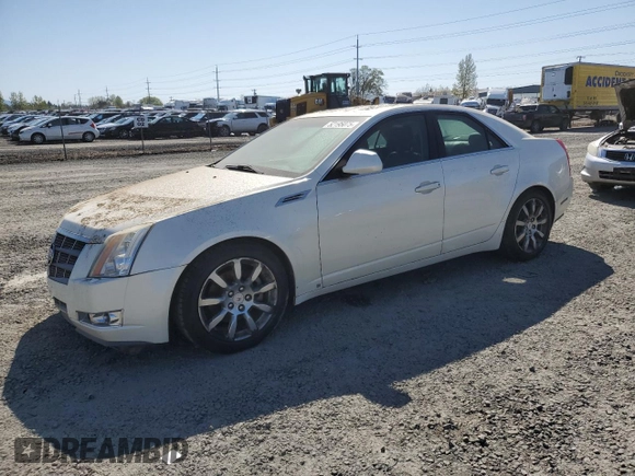 2008 Cadillac CTS AWD with VIN 1G6DP57V680122081, listed as a Copart auction lot 52195075 with 74,304 mi miles and Salvage Title. Bid and sale history available at DreamBid. Image 1.