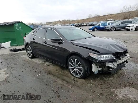2016 Acura TLX V6 Advance with VIN 19UUB3F79GA003650, listed as a Copart auction lot 84082174 with 0 mi miles and Salvage Title. Bid and sale history available at carsss.com. Image 14.