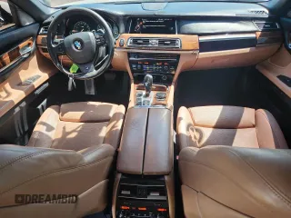 2015 BMW 7 Series 750Li with VIN WBAYE8C59FD782291, listed as a Copart auction lot 65119745 with 159,479 mi miles and Salvage title. Bid and sale history available at DreamBid. Image 8.