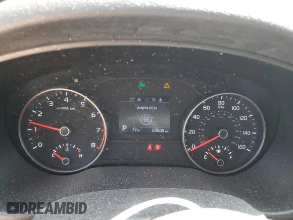 2020 Kia Sportage EX with VIN KNDPN3AC3L7779996, listed as a Copart auction lot 52311305 with 20,604 mi miles and Salvage title. Bid and sale history available at DreamBid. Image 9.