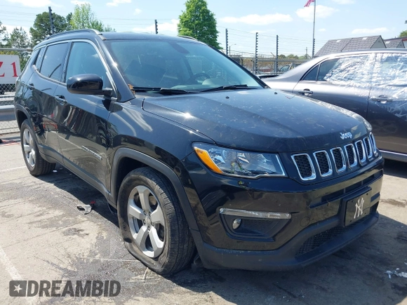 2021 Jeep Compass Latitude with VIN 3C4NJDBB5MT562400, listed as a IAAI auction lot 41996711 with 20,011 mi miles and . Bid and sale history available at DreamBid. Image 1.