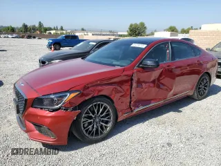 2020 Genesis G80 Sport with VIN KMTFN4JB6LU329741, listed as a Copart auction lot 61274715 with 32,477 mi miles and Salvage title. Bid and sale history available at DreamBid. Image 1.