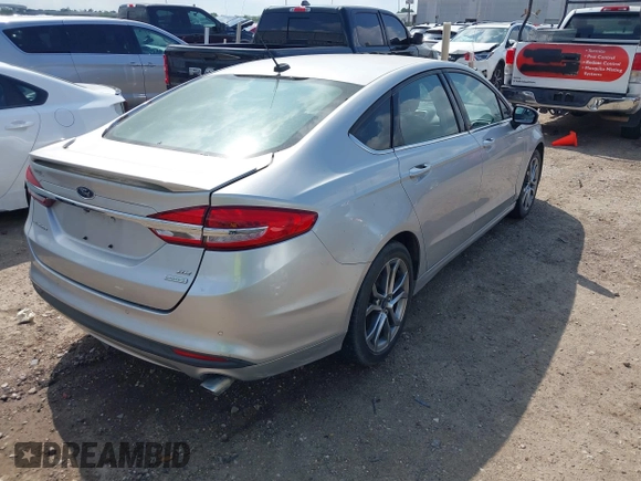 2017 Ford Fusion SE with VIN 3FA6P0HD7HR244436, listed as a IAAI auction lot 42096125 with 76,158 mi miles. Bid and sale history available at carsss.com. Image 4.