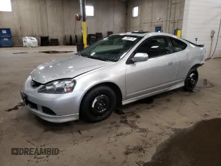 2006 Acura RSX Type-S Leather with VIN JH4DC530X6S016154, listed as a Copart auction lot 77568174 with 222,588 mi miles and Salvage Title. Bid and sale history available at carsss.com. Image 1.
