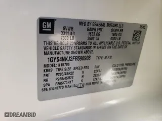 2015 Cadillac Escalade Premium with VIN 1GYS4NKJ2FR696908, listed as a Copart auction lot 70384014 with 142,531 mi miles and Salvage Title. Bid and sale history available at carsss.com. Image 13.