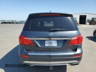2014 Mercedes-Benz GL 450 with VIN 4JGDF7CE1EA278029, listed as a Copart auction lot 55501885 with 143,250 mi miles and Salvage title. Bid and sale history available at DreamBid. Image 6.