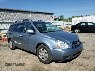 2008 Kia Sedona EX with VIN KNDMB233386237457, listed as a Copart auction lot 53727365 with 246,238 mi miles and Salvage Title. Bid and sale history available at carsss.com. Image 11.