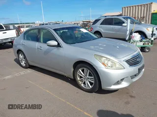 2012 Infiniti G25 Journey with VIN JN1DV6AP5CM810404, listed as a IAAI auction lot 42294231 with 200,361 mi miles and . Bid and sale history available at DreamBid. Image 1.