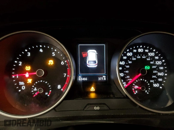 2018 Volkswagen Tiguan SEL z VIN 3VV2B7AX5JM017710, wystawiony jako Copart lot #48617875 z przebiegiem 63 466 mil mil oraz Szkoda całkowita • Salvage title. Historia ofert i sprzedaży dostępna na DreamBid. Obrazek 9.