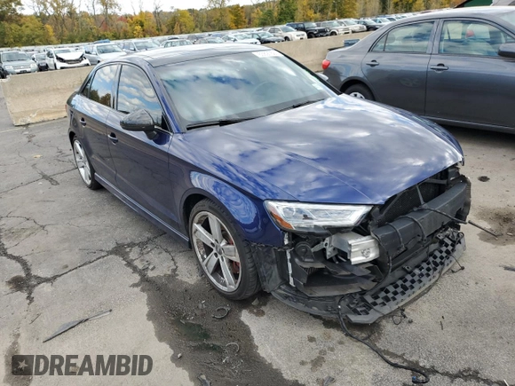2018 Audi S3 z VIN WAUB1HFF8J1041341, wystawiony jako Copart lot #63897582 z przebiegiem 32 394 mil mil oraz . Historia ofert i sprzedaży dostępna na DreamBid. Obrazek 1.