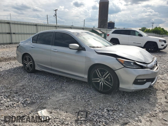 2016 Honda Accord Sport с VIN 1HGCR2F5XGA243984, выставлен на аукционе Copart как лот 56485695 с пробегом 258 037 миль миль и Списание • Salvage title. История ставок и продаж доступна на DreamBid. Изображение 4.