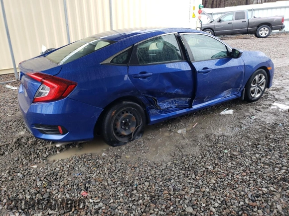 2016 Honda Civic Sedan LX with VIN 19XFC2F55GE014946, listed as a Copart auction lot 48106205 with 32,324 mi miles and Salvage Title. Bid and sale history available at carsss.com. Image 3.